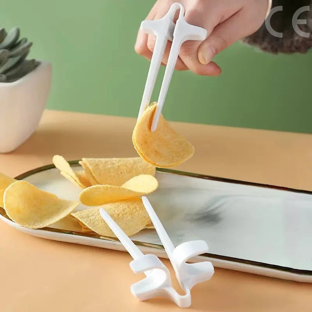 Snacks Food Video - 1PC Lazy Fingers Chopsticks - Hands-Free