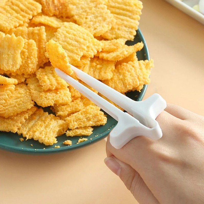 1PC Lazy Finger Food Clips Mul - огляд і ціна Snacks Food Video