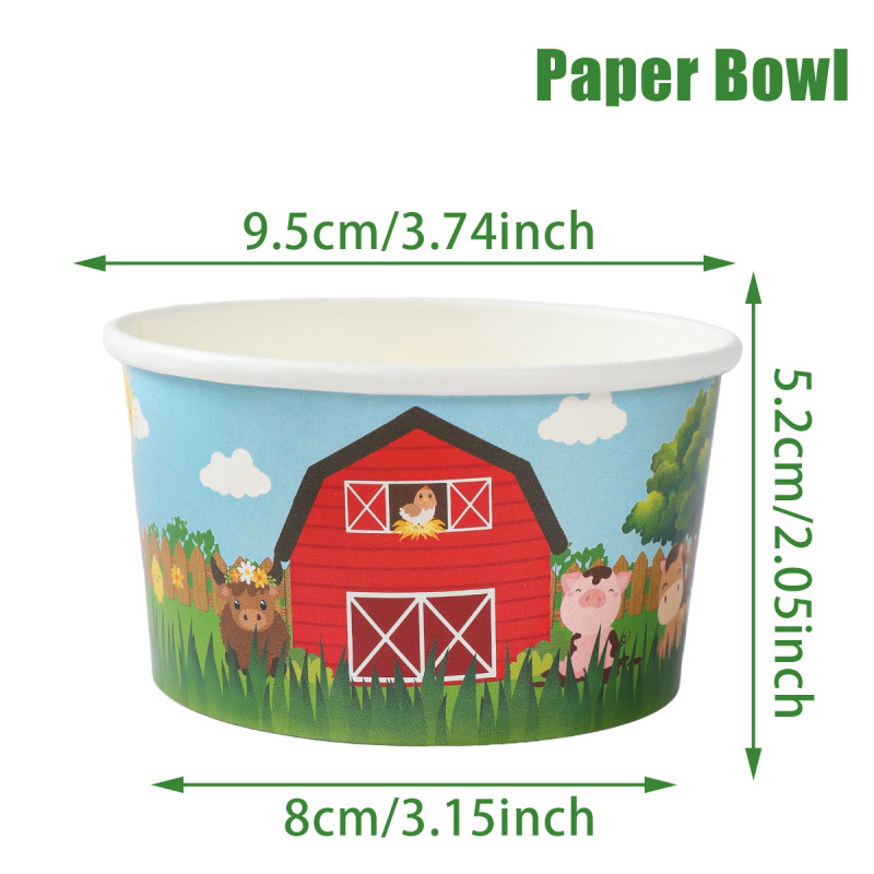 5-50pcs/Pack Paper Ice Cream C - огляд і ціна Food Snacks For Kids Party