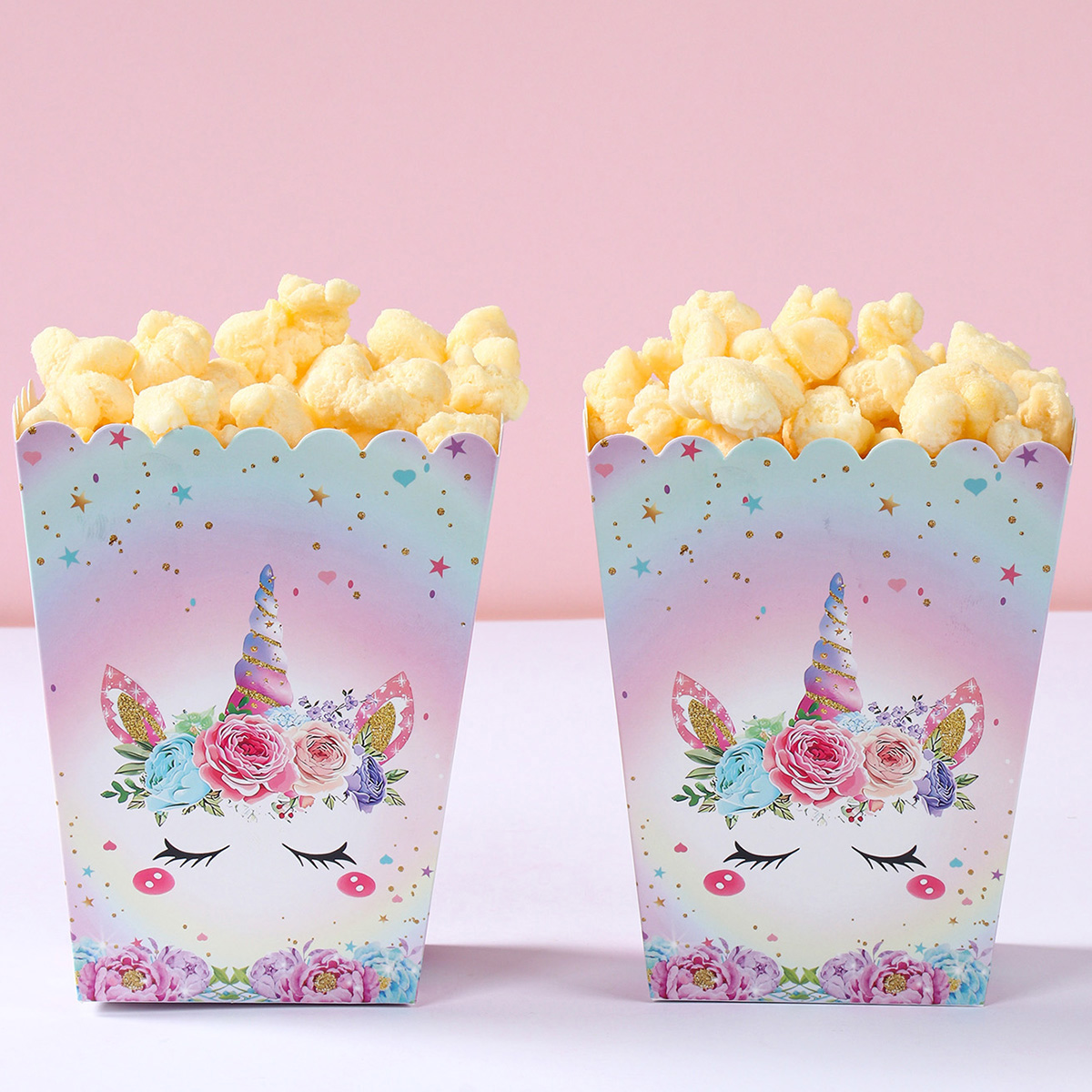 8pcs Paper Candy Cartons Popco - огляд і ціна Food Snacks For Kids Party