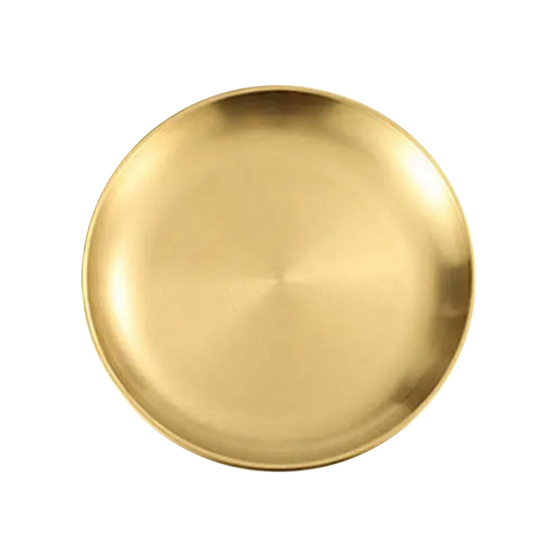 Stainless Steel Round Plate Ca - огляд і ціна Food & Snacks Pdf