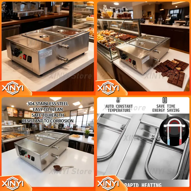 Stainless Steel Chocolate Melt - огляд і ціна Snacks Food Warmer