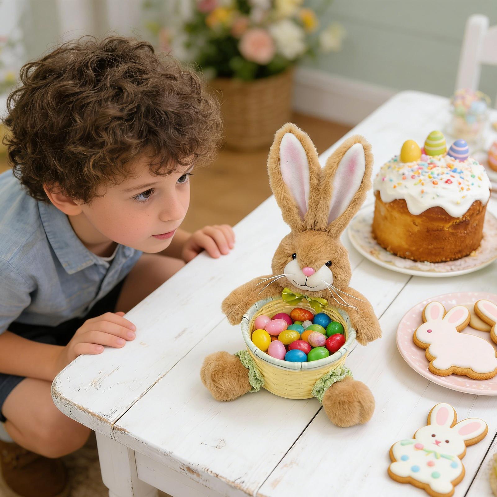 Easter Bunny Basket Candy Stor - огляд і ціна Food Snacks For Kids Party