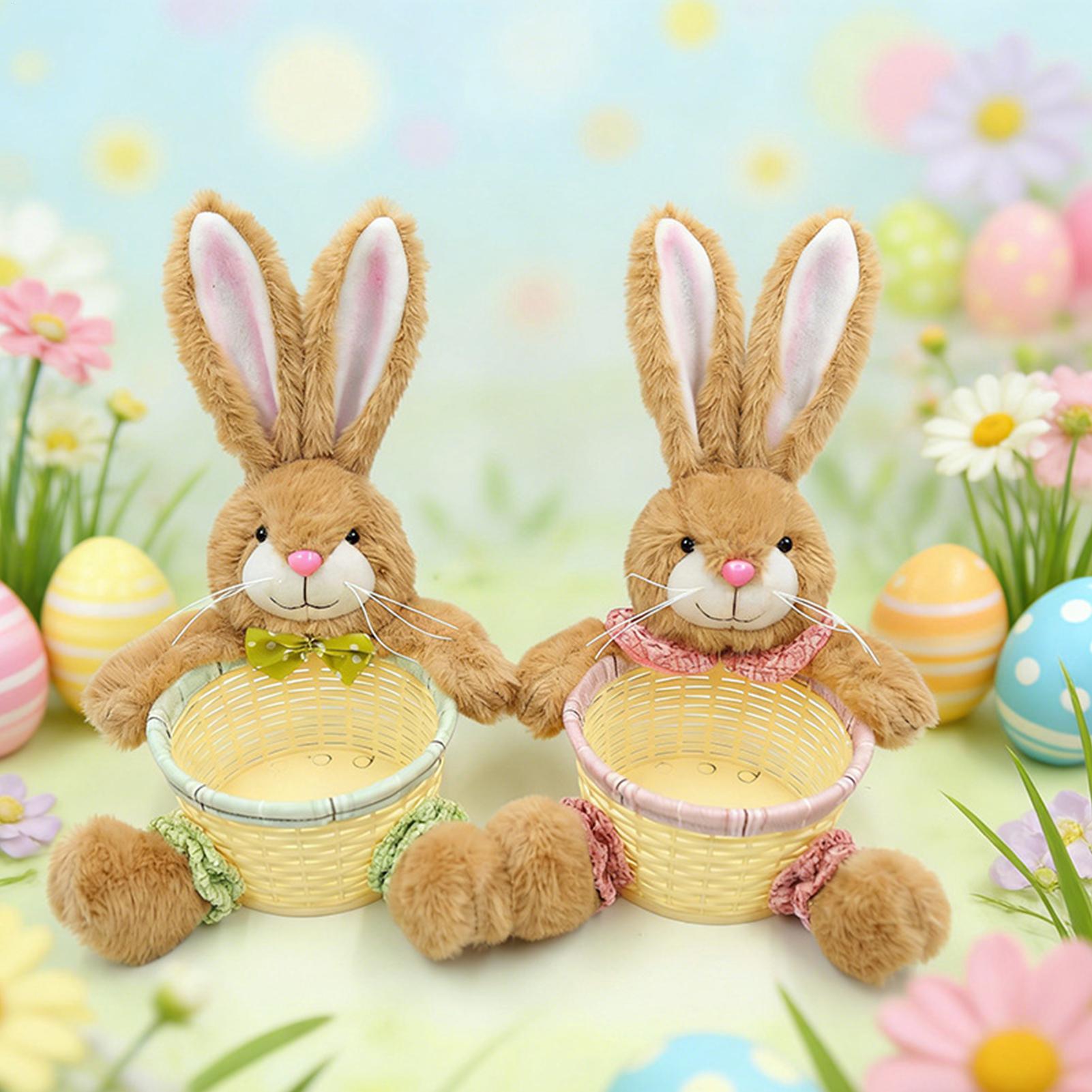 Easter Basket Cute Bunny Shape - огляд і ціна Food Snacks For Kids Party