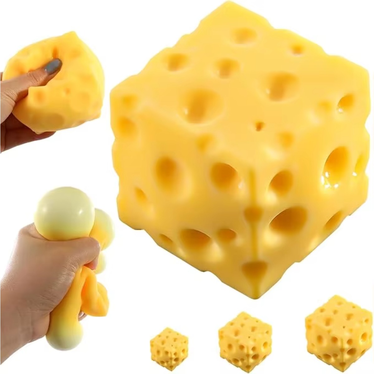 Cheese Stress Ball Squishy Toy - огляд і ціна Food & Snacks Pdf